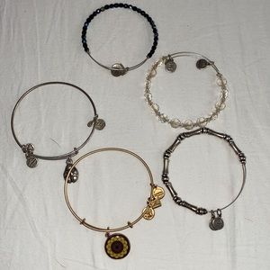 Alex and Ani Lot of 5 Bracelets